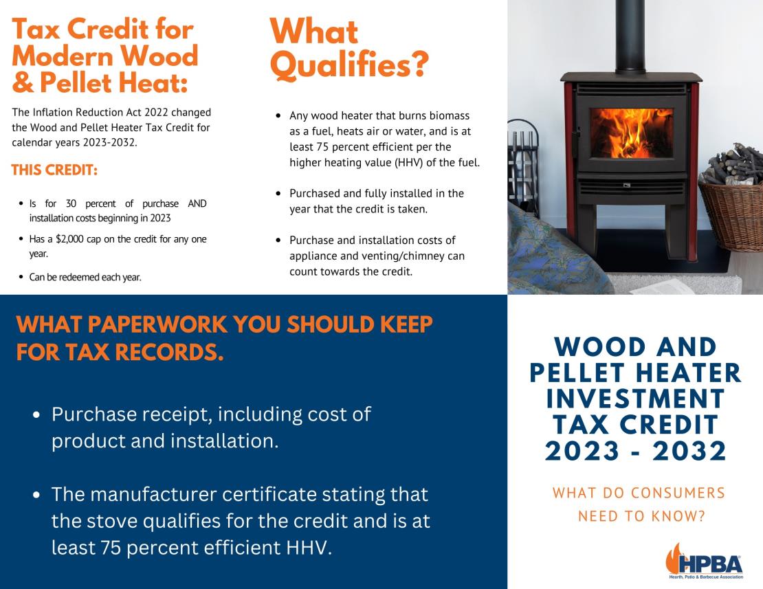 Tax Credit for Modern Wood & Pellet Heat.